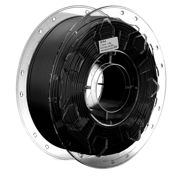 3D Printer Filament Lav Krympning Høj Sejhed 1,75 mm Printforsyninger Tilbehør Sort