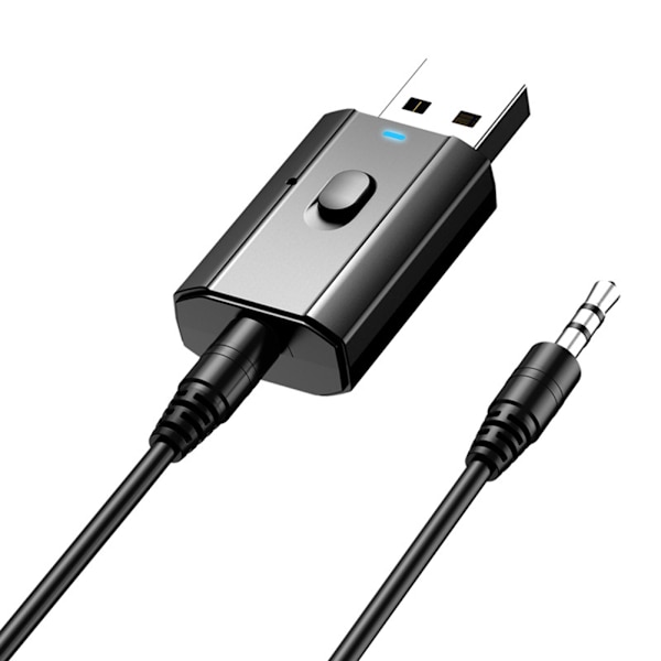 Bluetooth 5.0 Adapter USB Trådlös Bluetooth sändarmottagare för PC TV Bil Handsfree 3,5 mm AUX Adapter