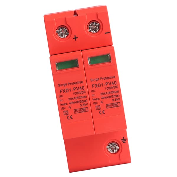 Spänningsöverspänningsskydd 2P Solcells DC Överspänningsskydd DC1000V 40KA för Elektronisk Utrustning