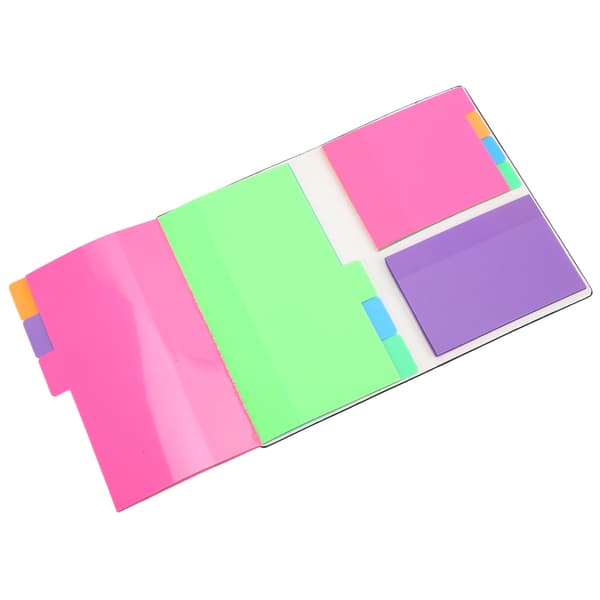 Vandafvisende sletbare sticky notes PET-materiale genanvendelige meget brugte stærke klæbemidler Business Sticky Notes Medium