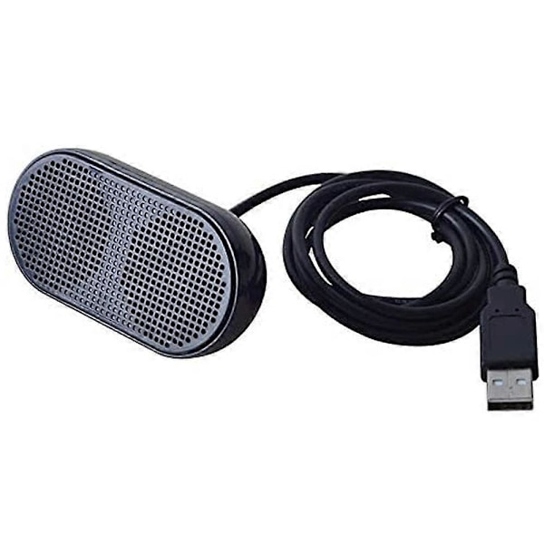 Mini USB-högtalare Bärbar Högtalare Drivna Stereo Multimedia Högtalare för Notebook Laptop PC (Svart)