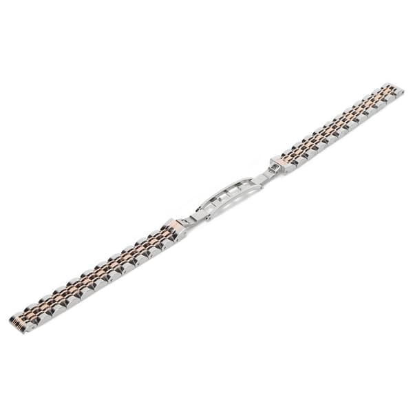 Urrem i rustfrit stål, urarmbånd, udskiftningsrem, urtilbehør 12 mm / 0,47 tommer