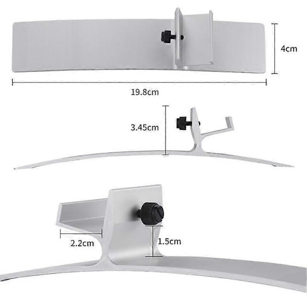 Set med 2 justerbara radiatorfötter, kraftig universalradiatorfäste i legering, infraröda radiatorfötter lämpliga för infraröda radiatorer av olika fabrikat och
