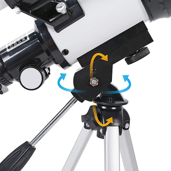 Astronomiske teleskoper for barn, voksne, profesjonelle astronomiske refrakterende teleskop med stativ og trådløs fjernkontroll
