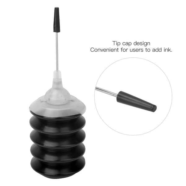 30 ml til Canon/Lexmark/Lenovo printerpatron genopfyldningsblæk (sort)