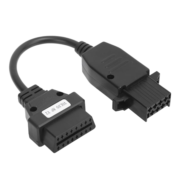 30 cm OBD2-diagnostikkabeladapter 8-polig till 16-polig plastskanningsverktygskabel för lastbilar