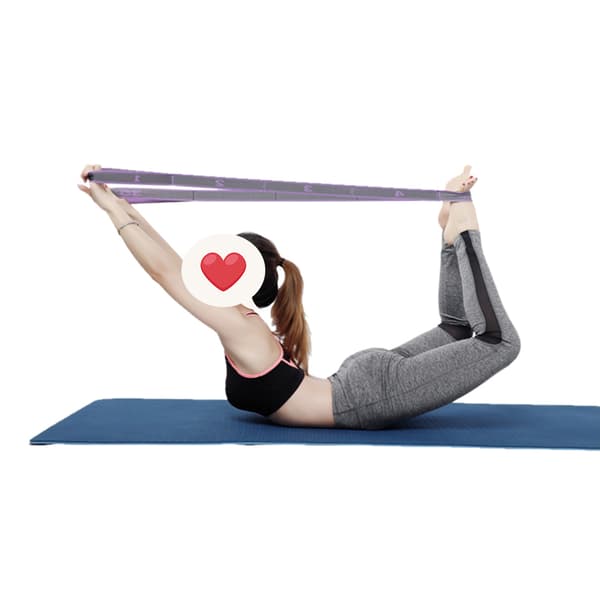 Yoga Fitness Modstandsbånd Børn Voksne Latin Dans Elastisk Stræk Bælte Trækstrop til Træning