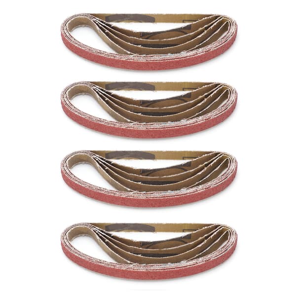 20 stk. sandpapirbelte slipe abrasive stripe erstatningsverktøy for sander 330x10mm600#