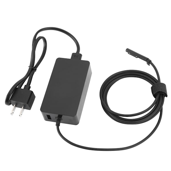 44W AC strømadapterlader passer til Microsoft Pro 3 4 5 6 bærbar PC 100‑240V US-plugg