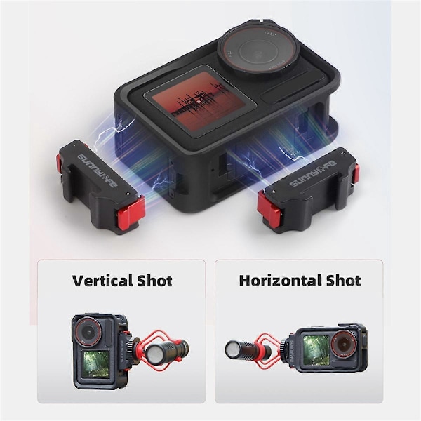 Adapterbas för Action 5 Pro/4/3 snabbfäste