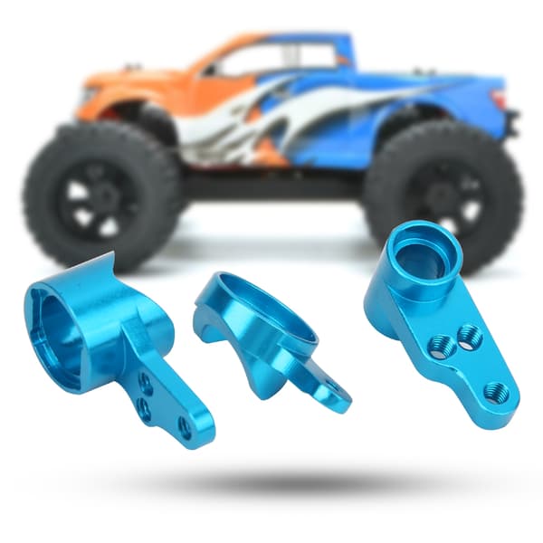 Styreservo i aluminiumslegering komplet pasform til LC 1/14 til Monster Truck tilbehør