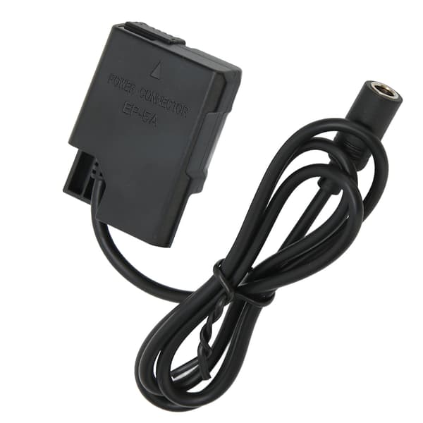 EL14 DC-kobler Pålidelig tidsbesparende multipel beskyttelse Fuld afkodning Dummy-batteri til Nikon D5100 D5200 100‑240V US-stik