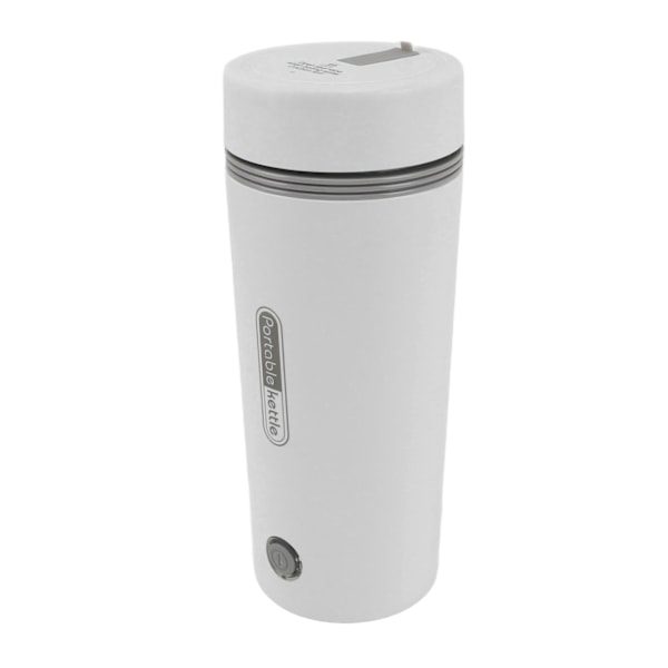Reise Elektrisk Vannkoker 300W 350ml Rustfritt Stål Automatisk Isolering Bærbar Mini Varmvannsbereder for Kaffe Te Hvit EU Plugg 220V 50HZ