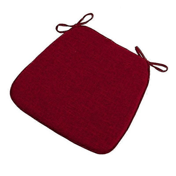 Tuolinpehmuste solmittavilla nauhoilla, sopii ruokatuolin pehmusteeksi - memory foam, liukumaton keittiötuolin pehmuste