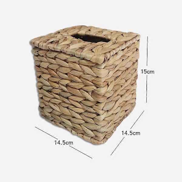 Vattenhyacint Korg Tissue Box Omslag (Fyrkantig)