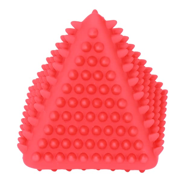 Triangel Sensoriska Stretchiga Bollar Vinly Geometrisk Form Mjuk Sensorisk Fidgetleksak för Tidig Utbildning