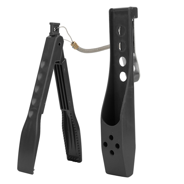 Multifunktionell Fish Grip Controller Klämhållare med cover Portabelt fiskeverktyg Svart
