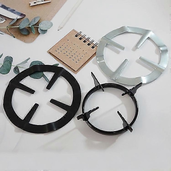 Støtte for Moka-kanne i stål for gasskomfyr, metallreduksjonsring for gass, kaffetrakter reduksjonsstativ ring for matlaging