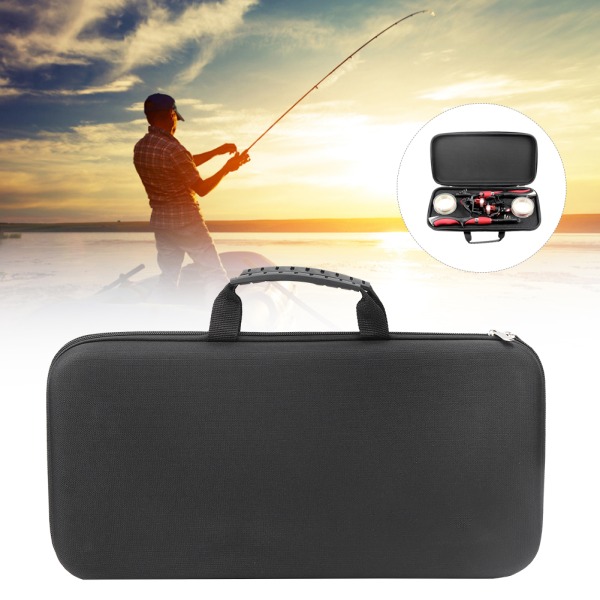 EVA Utomhus Fiskespö Förvaringsväska Organizer Portabel Dammtät Fiskeredskap Box Case