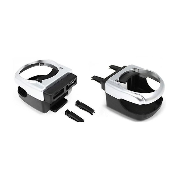 Universal Justerbar Bilkopholder - 2 Stk Sort