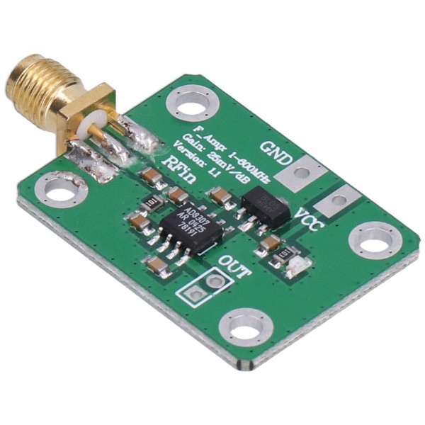 AD8307 Detektormodul RF Signal Power Meter Logaritmisk Deteksjonskomponent 1‑600MHz