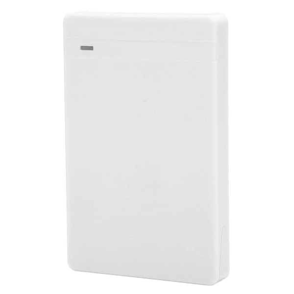 2,5-tums hårddiskhölje USB3.0 Plug and Play mobilt HDD-hölje externt HDD-höljesadapter för Windows för OS vitt
