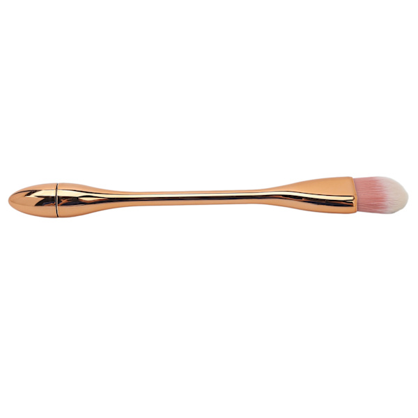 Nageldammborste Mjuk fiber Delikat Touch Hudvänlig Utsökt multifunktionsborste för makeupmask Rose Gold