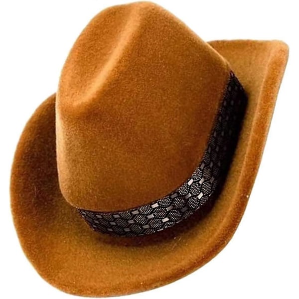 2 st cowboyhatt ringbox örhängen för bröllopsresor presenter mini behållare rolig örhängebehållare vigselringfodral frieri ringfodral Zekai