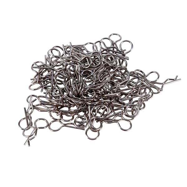 100 STK Karosseriklemme til HSP Redcat HPI RC 1/10 Modelbil Reservedel