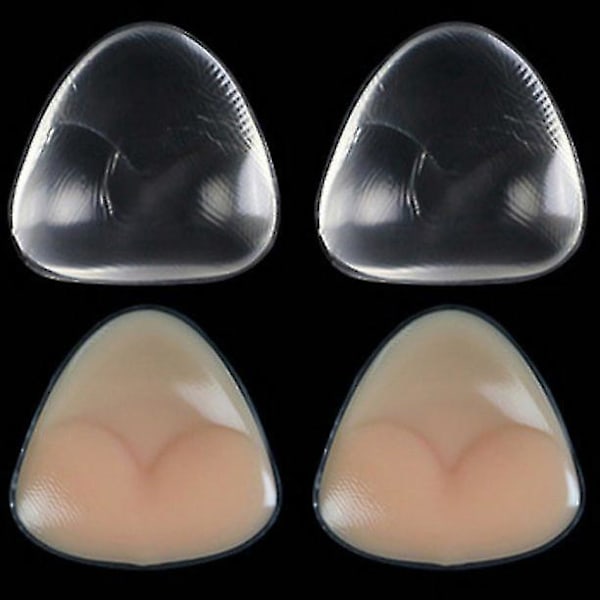 Silikon Trekant Push Up BH-puter - Transparent Brystforstørrer for Kvinner