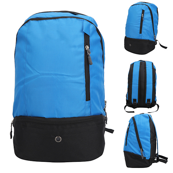 1 kpl nylon monitoimilaukku ulkoilureppu jalkapalloon, koripalloon, HikingBlue