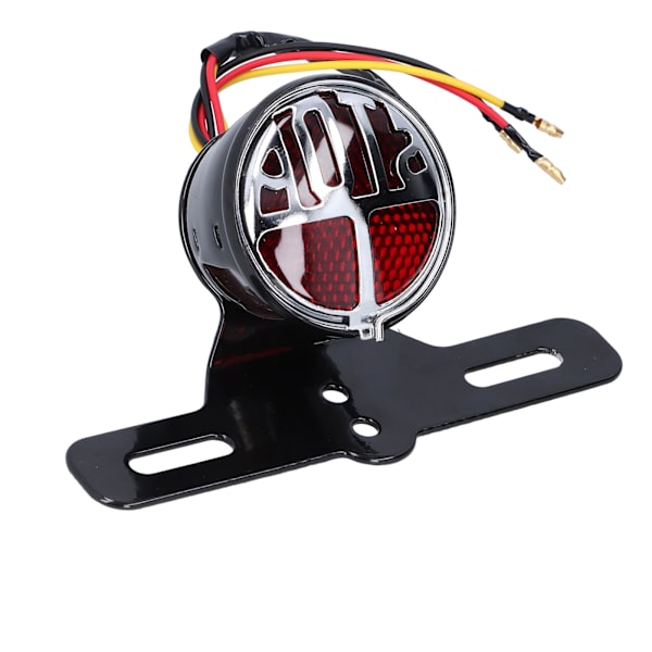 Motorcykel Baglygter Bremslys Retro Style Modifikation Universal DC12V med Nummerpladebeslag Passer til Honda