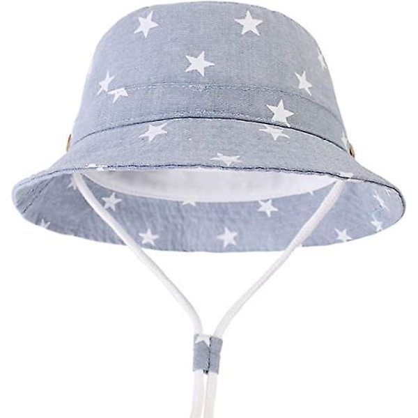 Baby flickor Barn 54 cm UV-skydd solhatt med UPF 50+ hopfällbar strandsolhatt