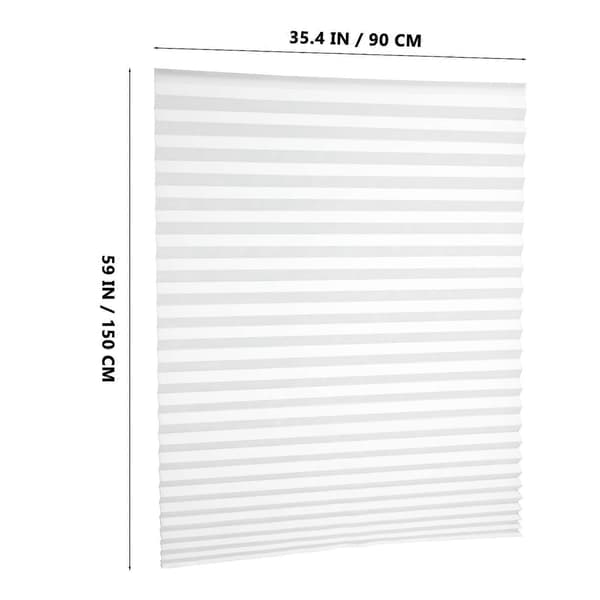 Self-adhesive pleated blind Door curtain No drilling Pleated screen Privacy screen