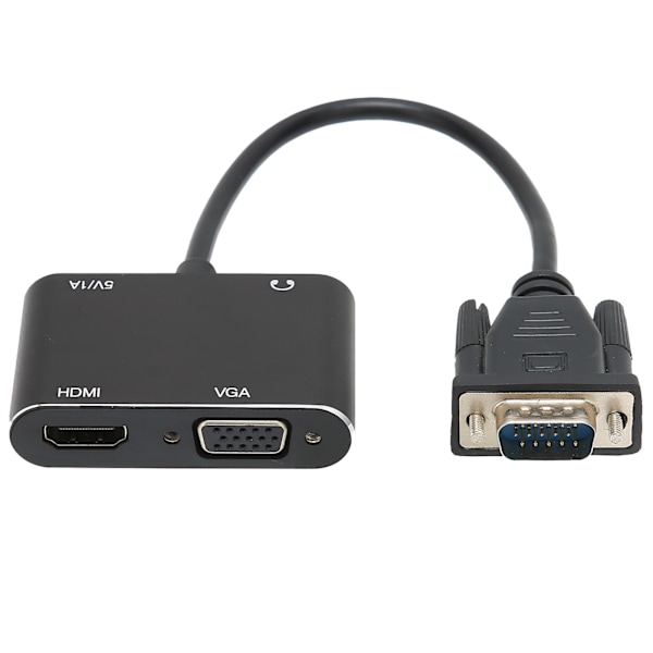 VGA hann til High Definition Multimedia Interface hunn VGA hunn adapter med lydkabel