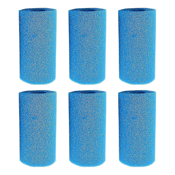 Intex Type A Skumfilter Svamp - 6 Stk - Genanvendelig & Vaskbar - Swimmingpool & Akvarie Filter Tilbehør