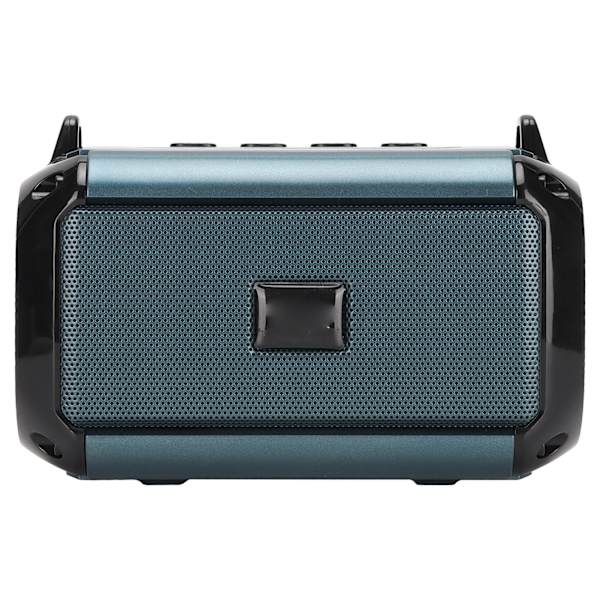 Langaton kaiutin 360° Stereo Noise Reduction Kannettava Bluetooth-kaiutin latauskaapelilla Vihreä
