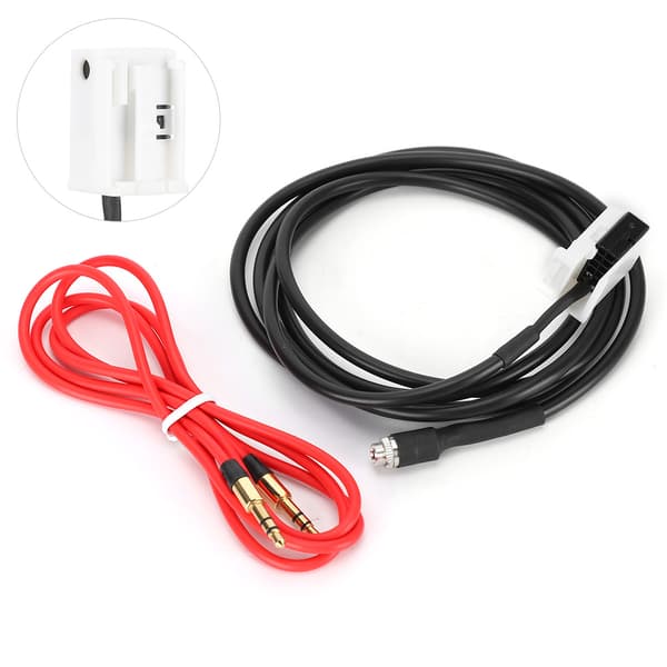 Aux lydadapter bil Bluetooth musikkabel 3,5 mm jack passer til Octavia med RCD510/RCD310