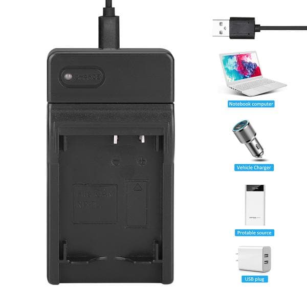 NB-7L Camera Battery Charger with Micro USB Interface for Canon PowerShot G11 G10 SX30 G12 SX30IS, Single Charging Slot