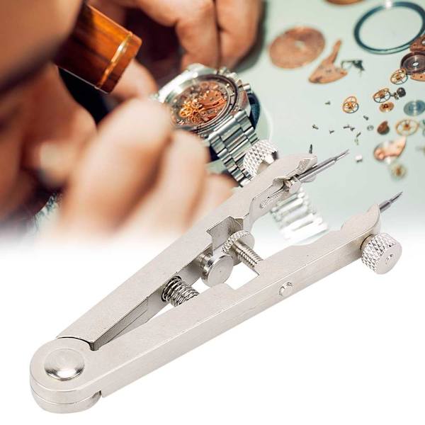 V-formad klockband Rem Länkstift Spring Bar Remover Tång Watch Reparationstillbehör