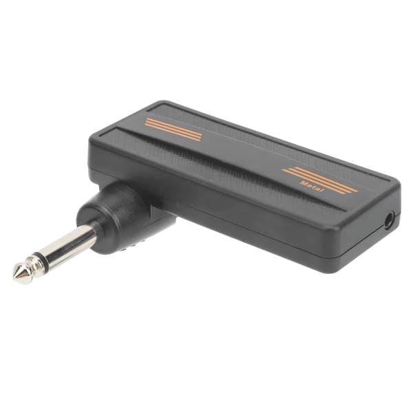 Plug Amp Elektrisk Gitar Hodetelefonforsterker Oppladbar Bærbar Distortion Effekt CA‑101
