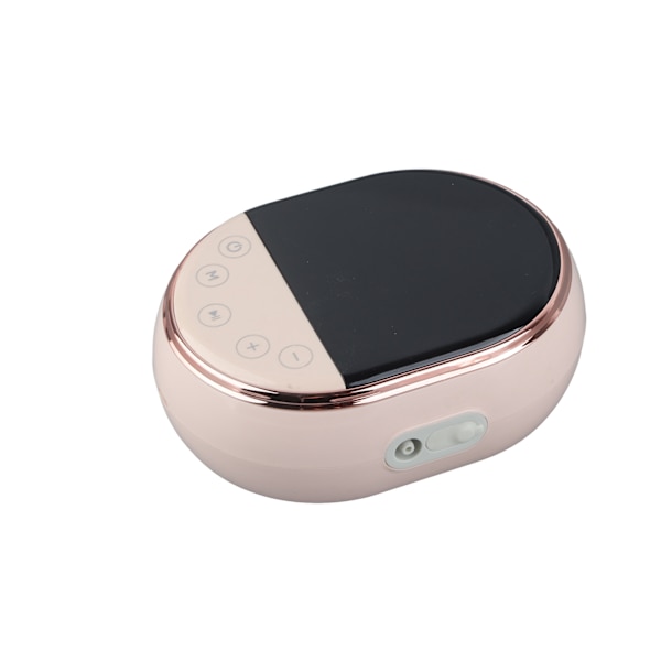 Dobbelt bærbar brystpumpe, bærbar berøringsskærm, stor sugekraft, automatisk ammepumpe, pink