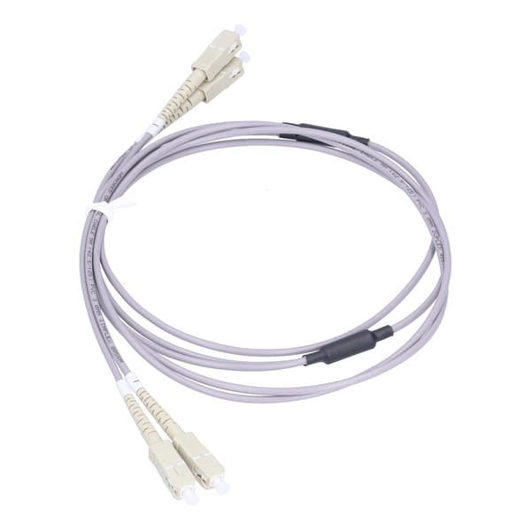 Optisk fiber patchkabel pansret jumper multimode 2-kernet optisk kabel SC UPC-SC UPC grå (3 meter)