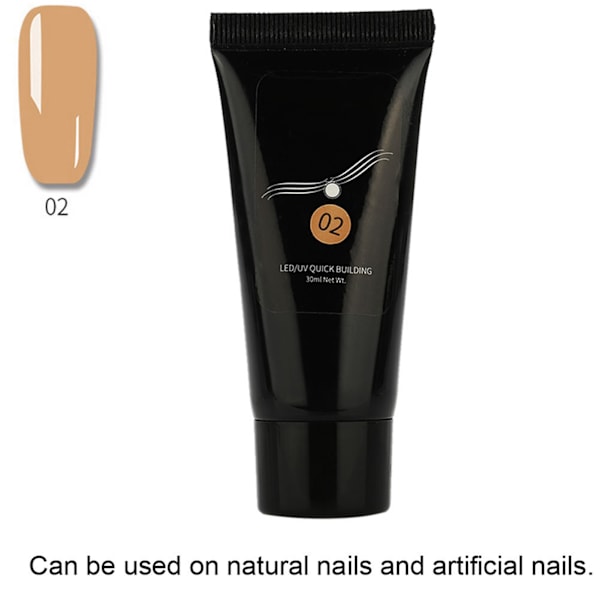 30 ml nopea kynsienpidennyst geeli paperiton manikyyri UV-geeli lisävaruste 02