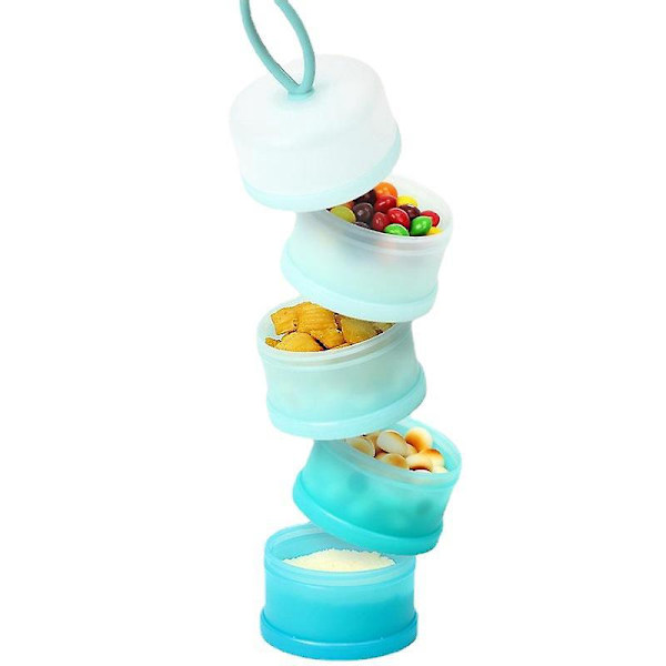 Stable Babymelkdispenser - Praktisk beholder for melkepulver og snacks på farten