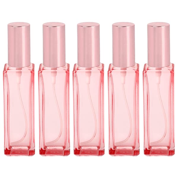 5 st fina sprayflaskor, tomma påfyllningsbara reseflaskor för vatten, parfym, eteriska oljor, 9 ml