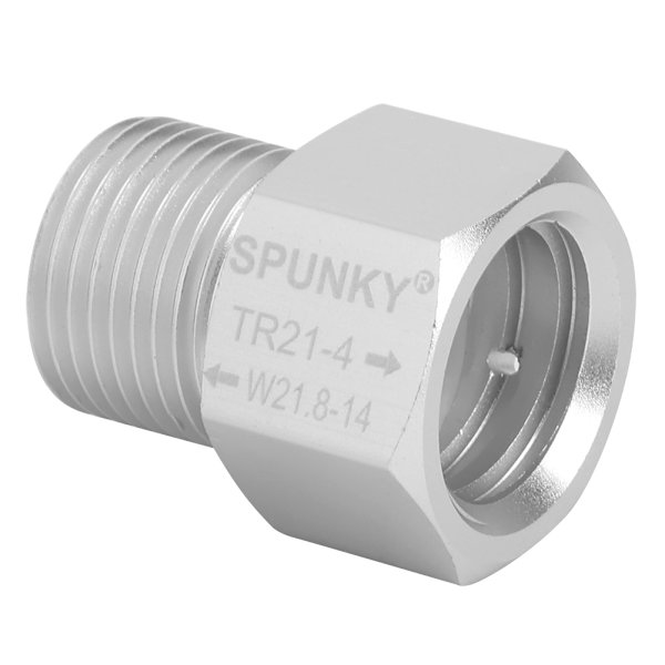 Aluminiumlegering Hun-gevind TR21-4 til Han-gevind W21.8-14 Adapter-stik til Sodastream