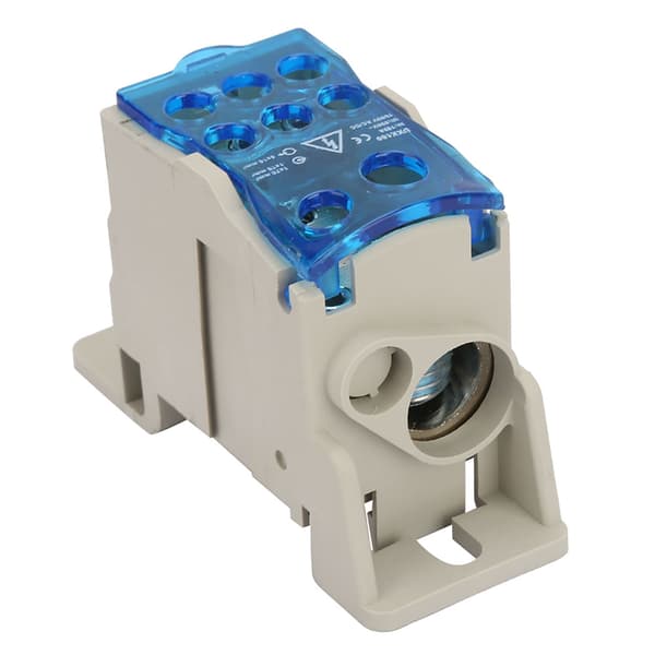Din Rail Kopplingsplint Distributionslåda Elektrisk Trådanslutning Universal Strömfördelningslåda A