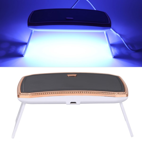 Mini foldbar UV neglelampe - Hurtigttørrende, 36W - Perfekt til hjemmeneglekunstsalon