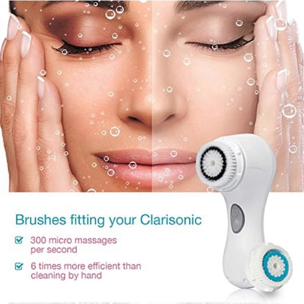 Kompatibla Ersättningsborsthuvuden för Djuprengöring av Porer & Känslig Hud. Designade för Mia, Mia2, Mia3/Aria, Smart Profile, Alpha Fit och Radiance Facial Cle